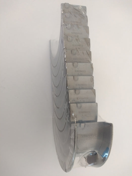 JUEGO DE COJINETES PRINCIPALES .50MM PARA MOTOR CUMMINS 3802012 P/ RETROEXCAVADORA CASE 580K, 580L