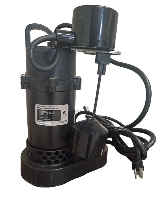 BOMBA SUMERGIBLE EVERBILT 1/4HP 34GAL/MIN NUEVA