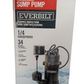 BOMBA SUMERGIBLE EVERBILT 1/4HP 34GAL/MIN NUEVA